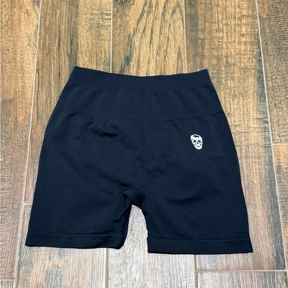 GymReaper Women's Infinity Seamless Shorts Black Size Small